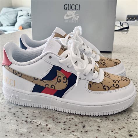 gucci nike shoes free shipping|Gucci air force 1 shoes.